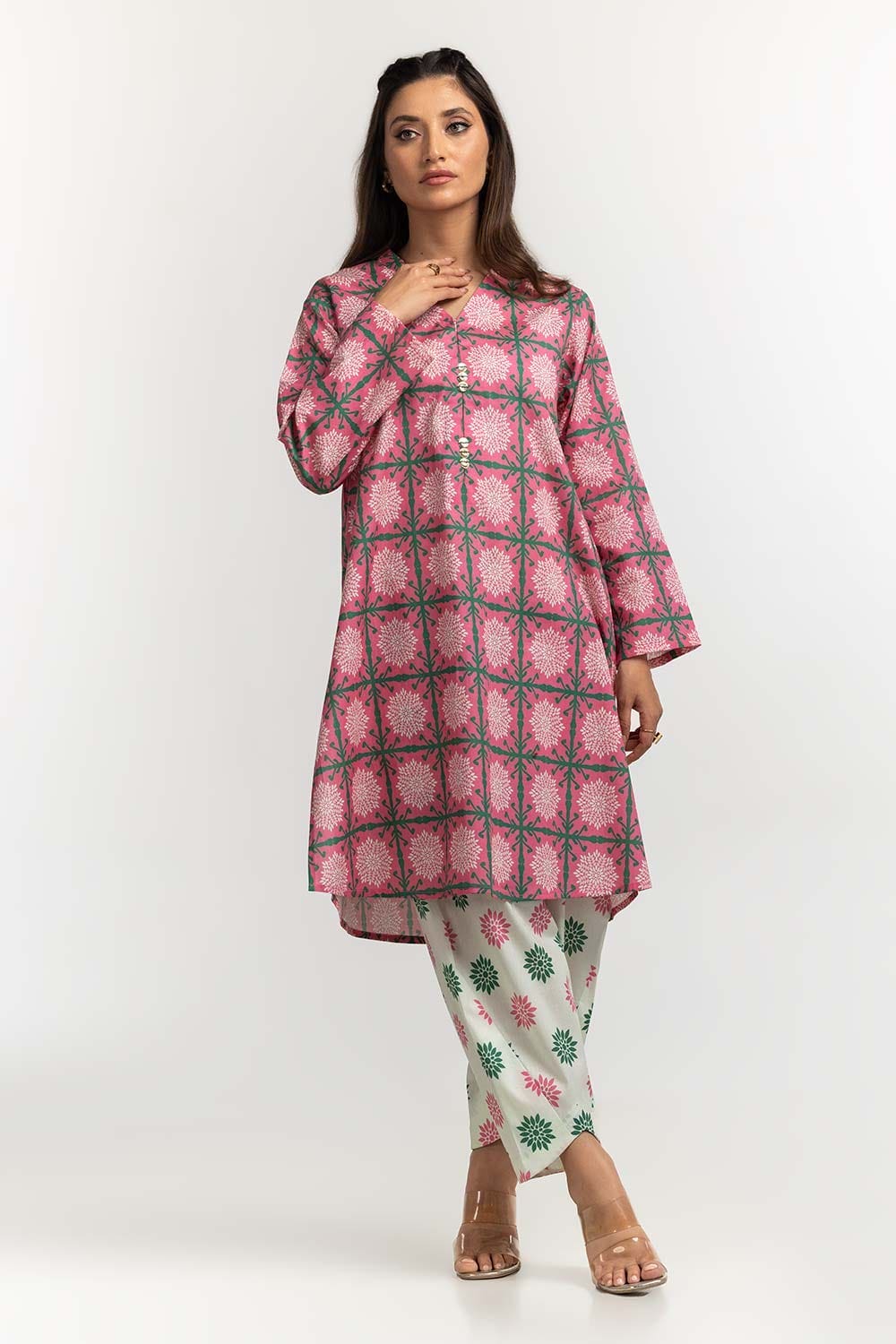 Digital Printed Dobby Shirt And Trouser