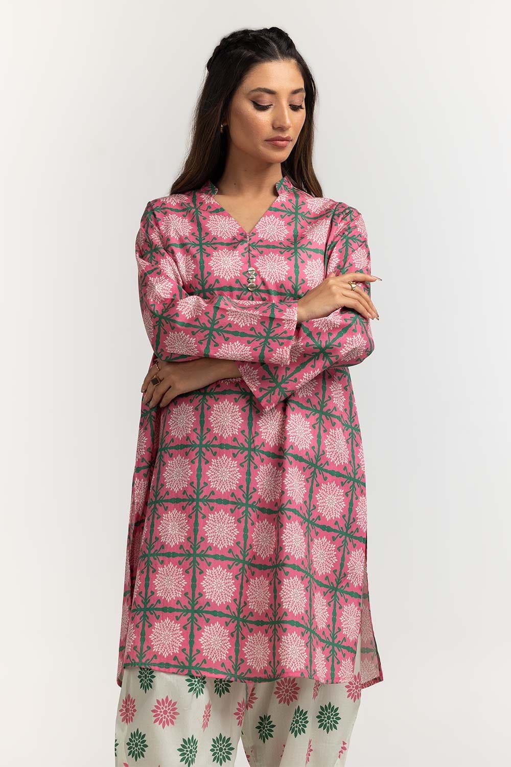 Digital Printed Dobby Shirt And Trouser