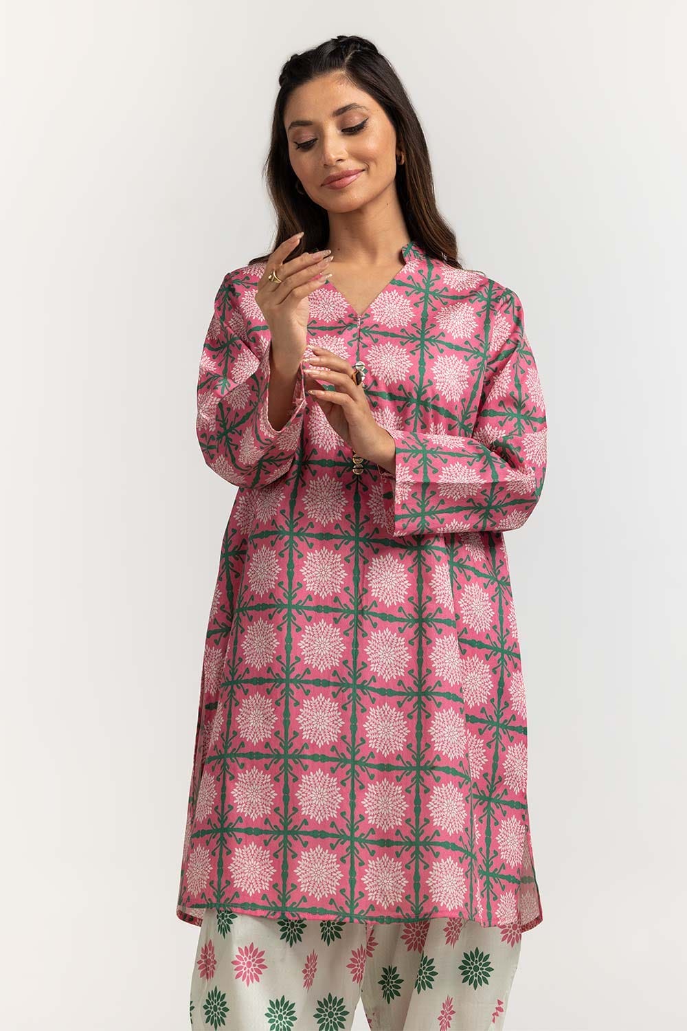 Digital Printed Dobby Shirt And Trouser
