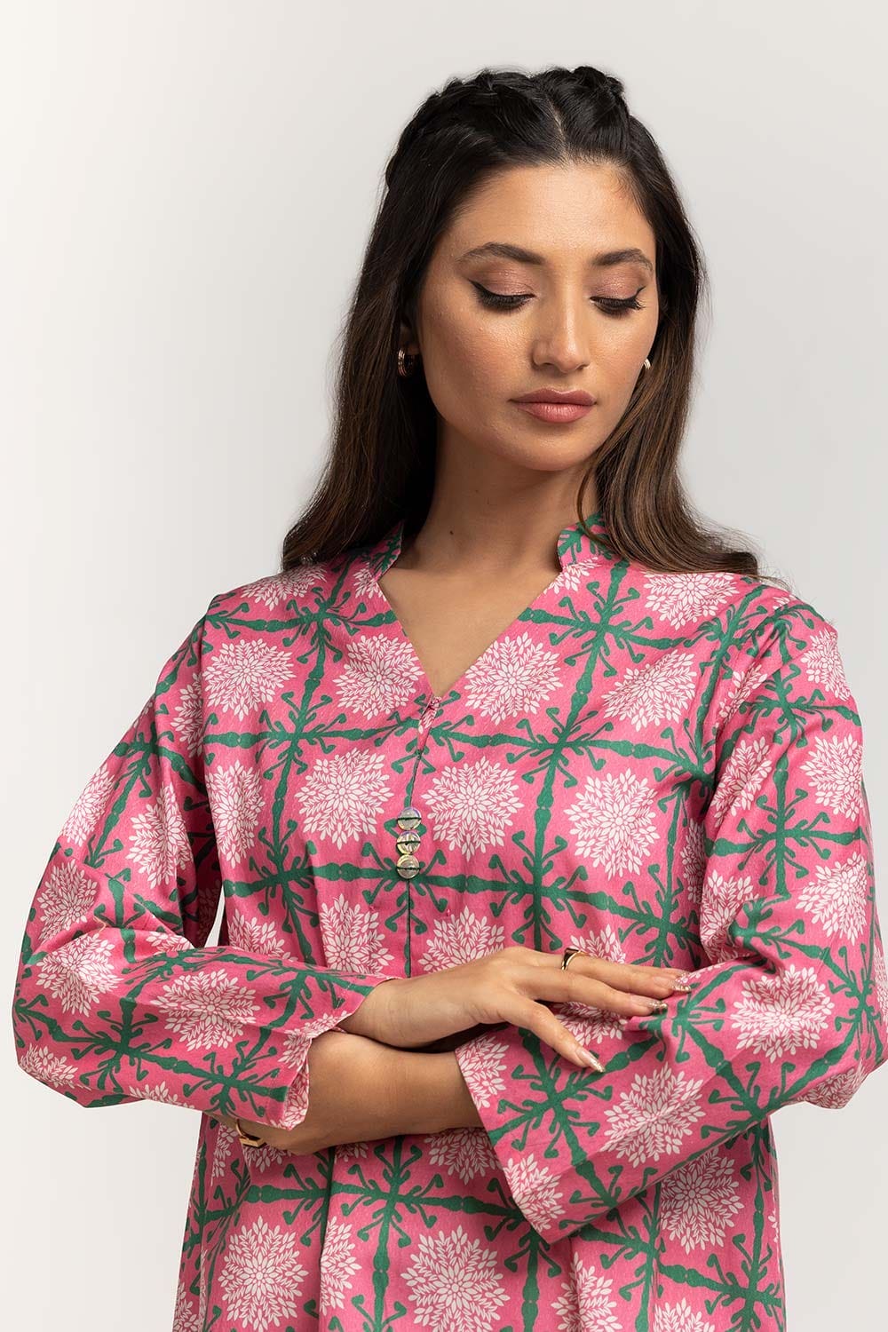 Digital Printed Dobby Shirt And Trouser