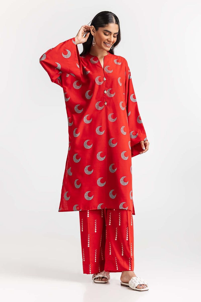 Red Rohma Kalidaar 2 - Pants