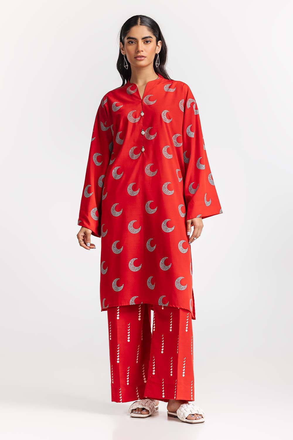 Red Rohma Kalidaar 2 - Pants