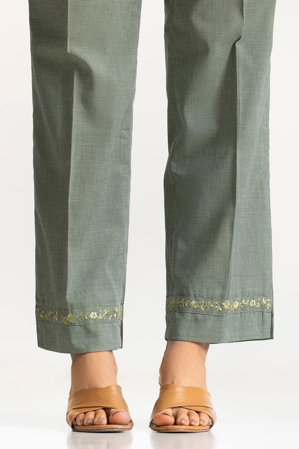 Yarn-dyed Embroidered Co-Ord Set