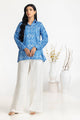 Cross Slub Printed Tunic