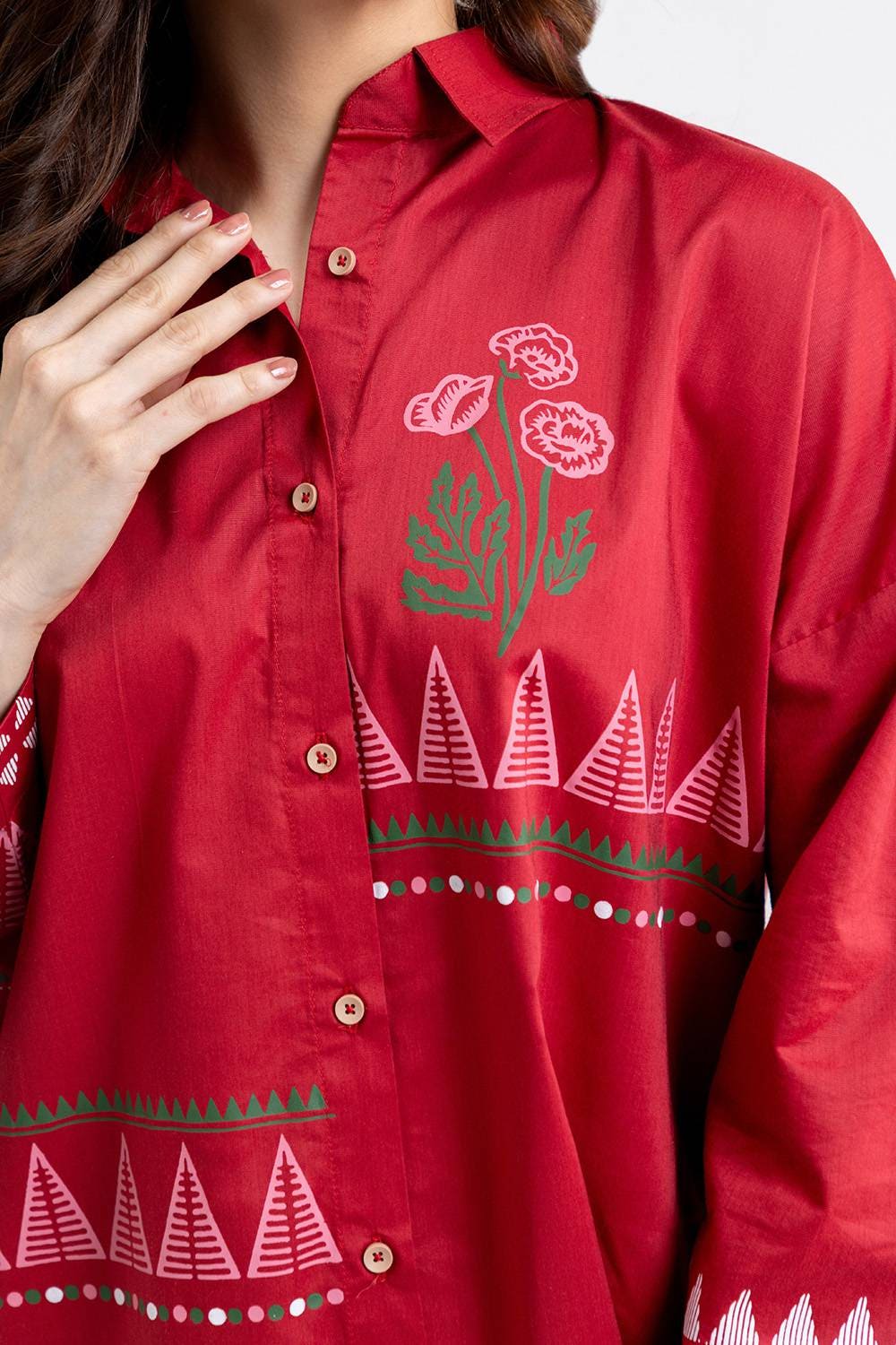 Cotton Viscose Block Printed Tunic