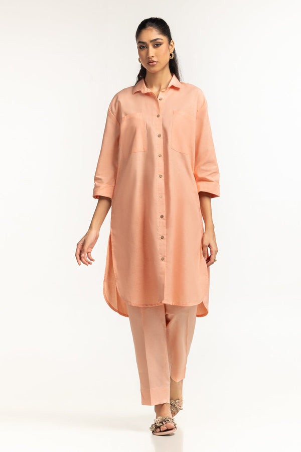 Yarn-dyed Button Down Co-Ord Set