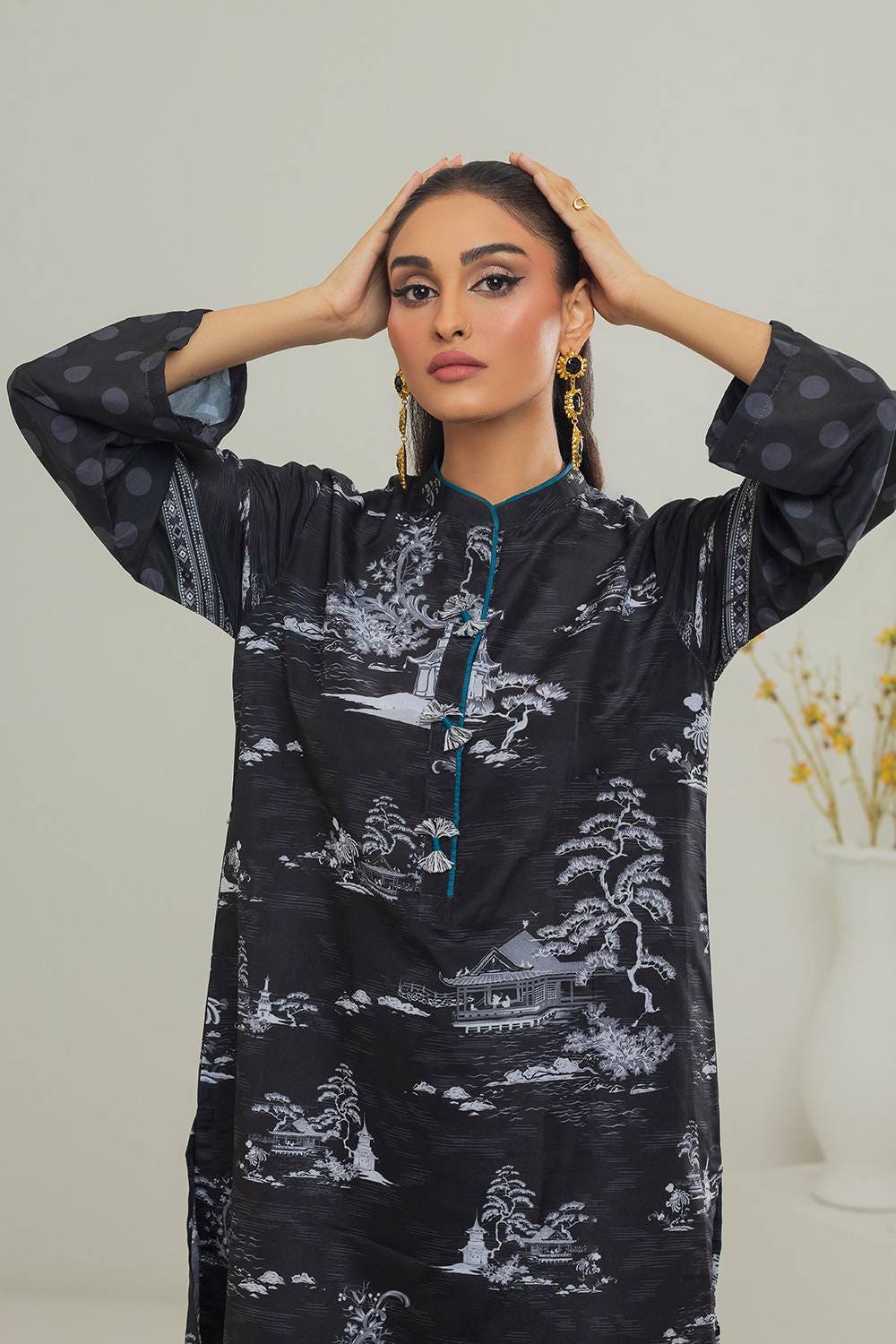 Poly Cambric Printed Co-Ord Set