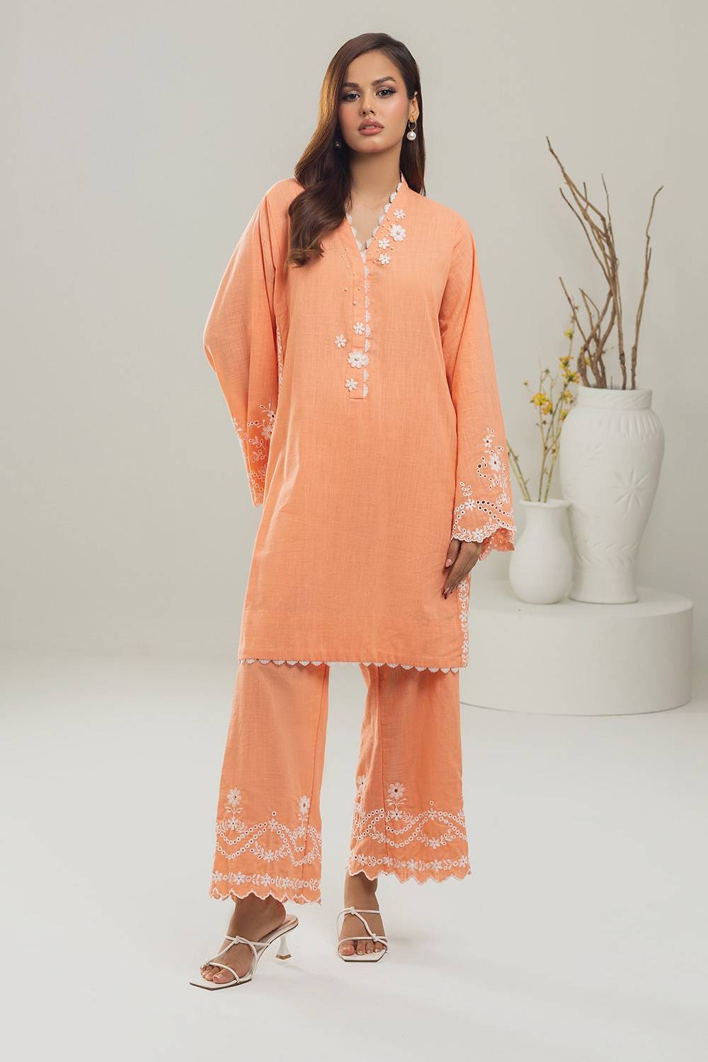Irish Embroidered Co-Ord Set
