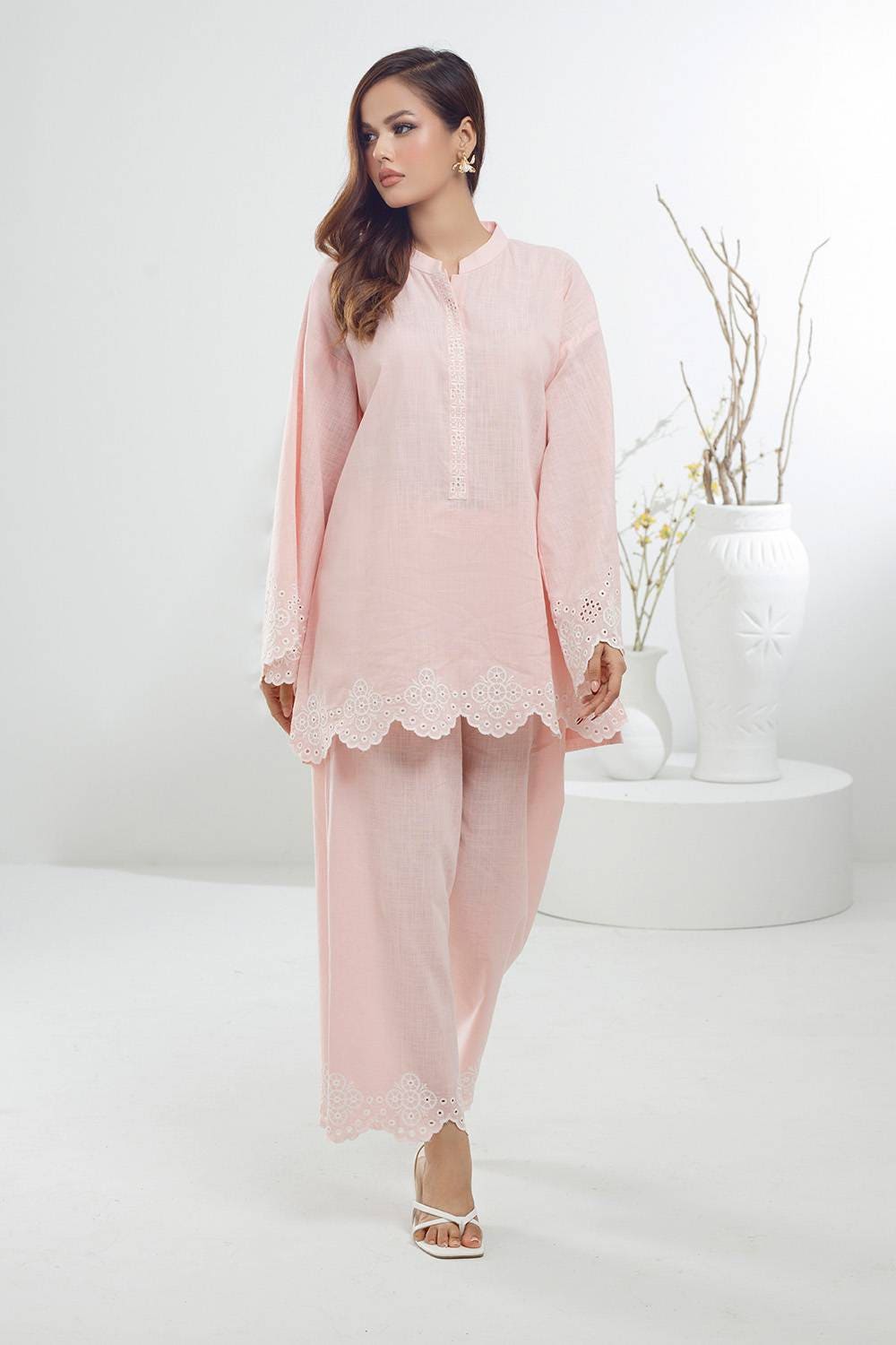 Irish Embroidered Co-Ord Set