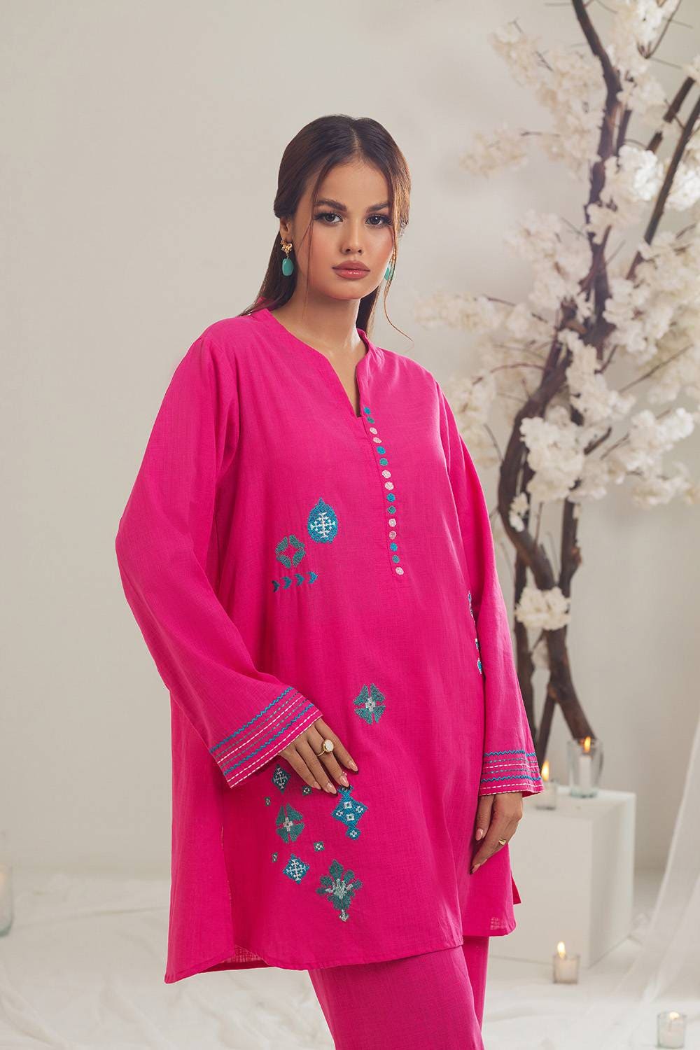 Irish Embroidered Co-Ord Set