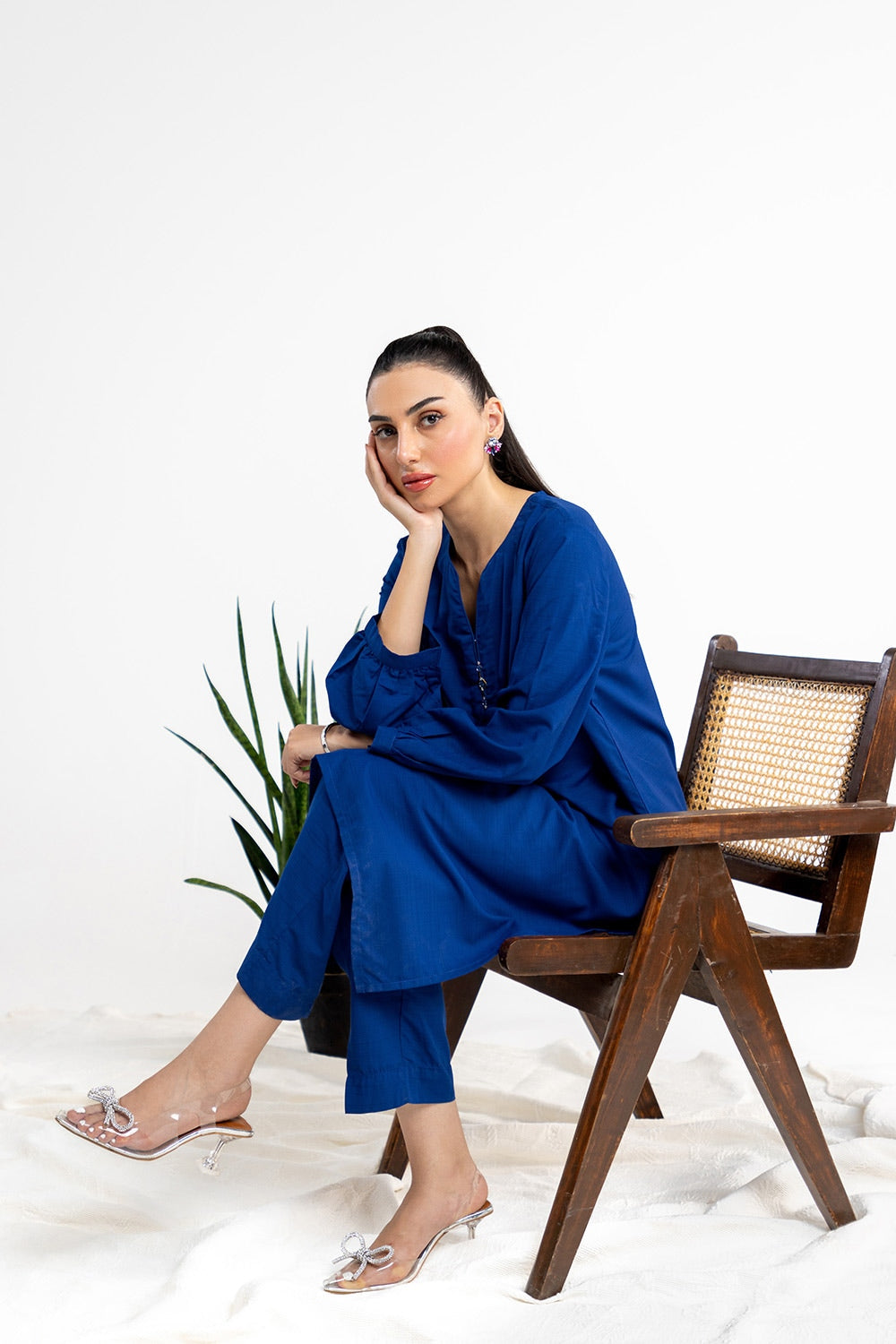 Dobby Embellished Co-Ord Set