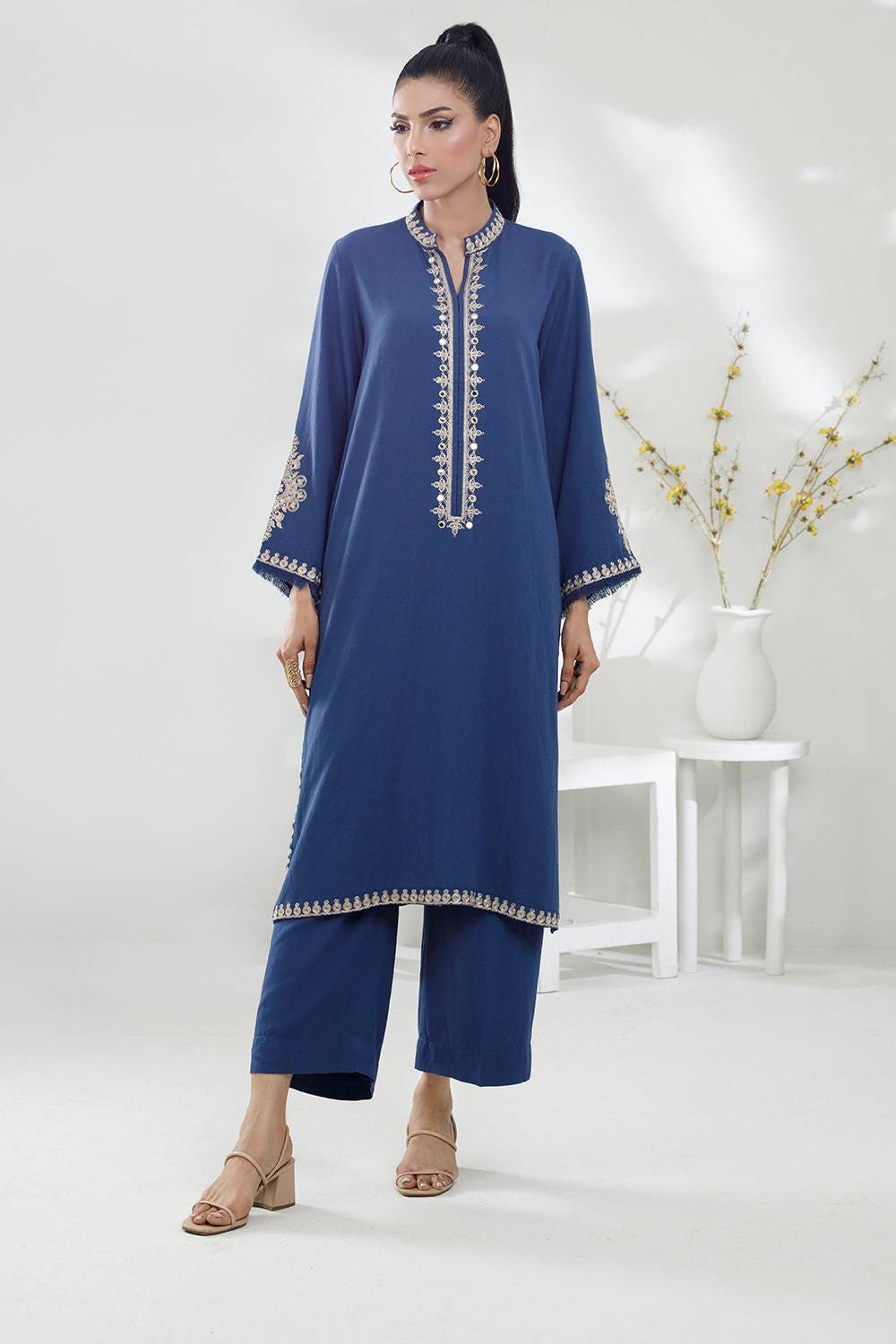 Viscose Embroidered Co-Ord Set