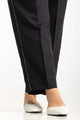 Black Khaddar Embellished Trouser