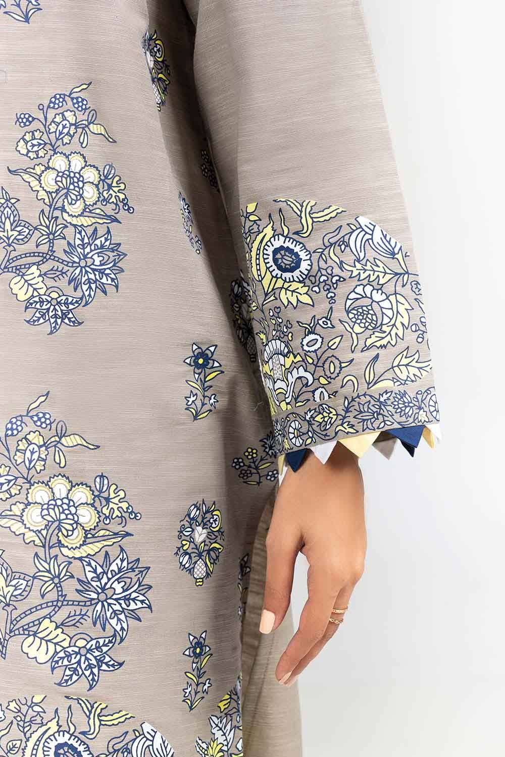 Screen Printed Khaddar Shirt Dupatta