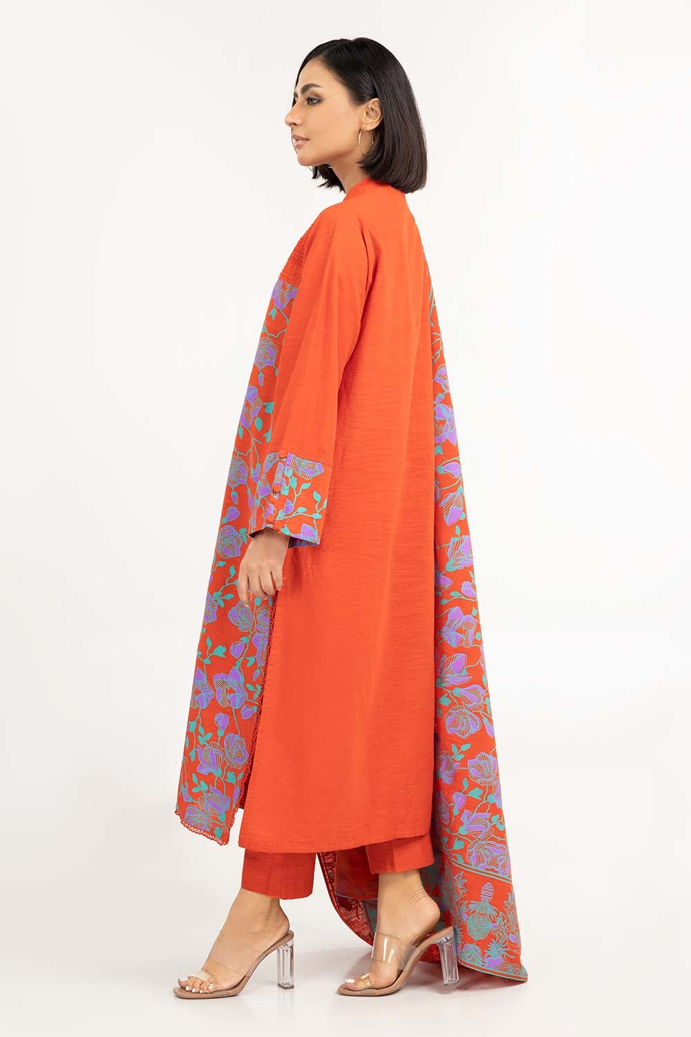 Screen Printed Khaddar Suit