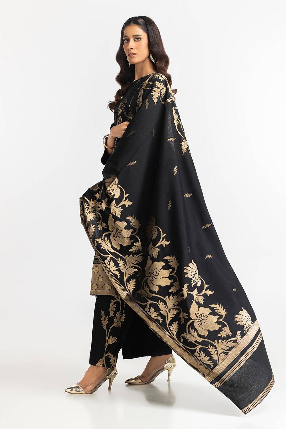 3 Piece Jacquard Suit