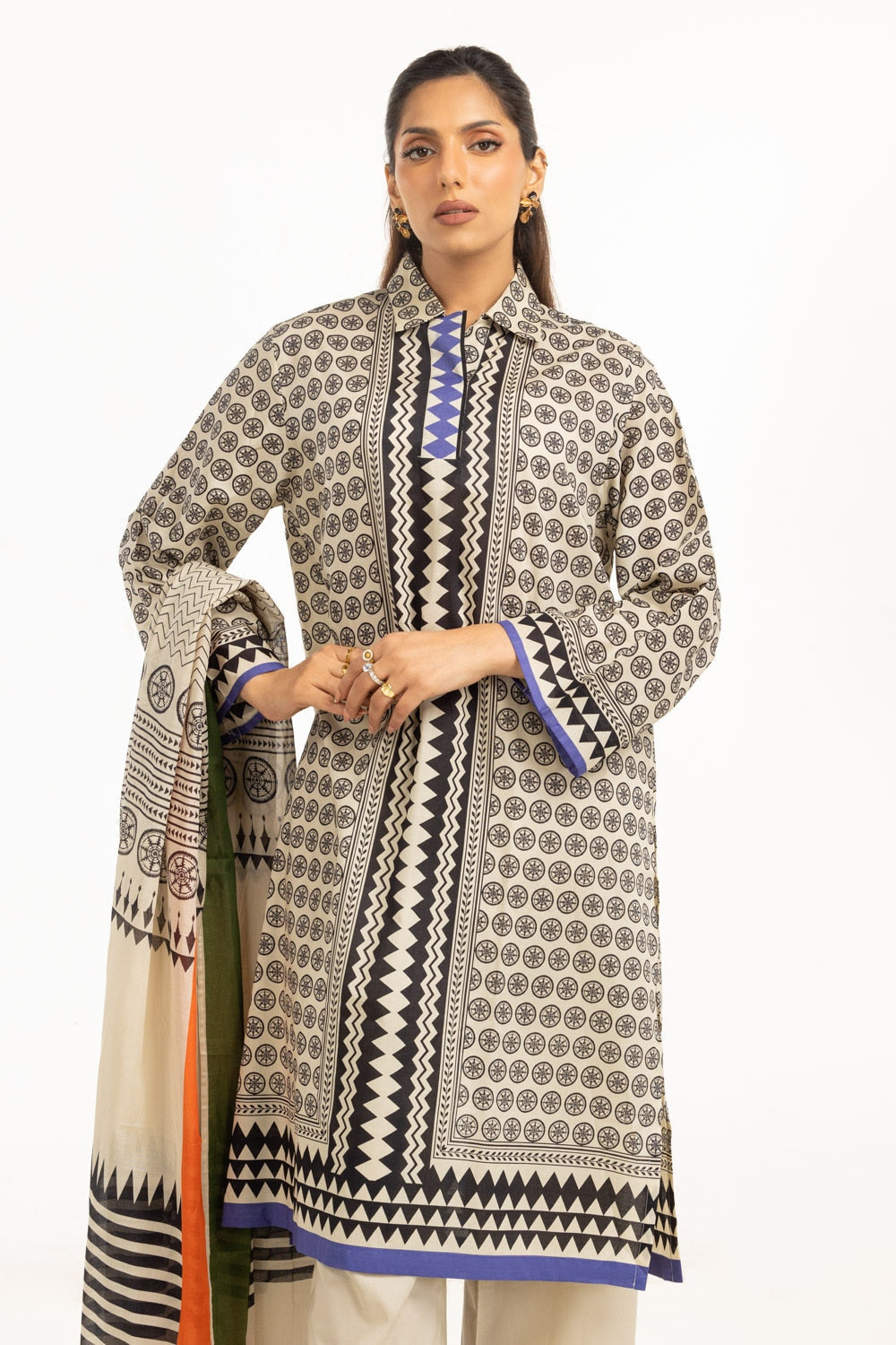 3Pc Lawn Printed Suit