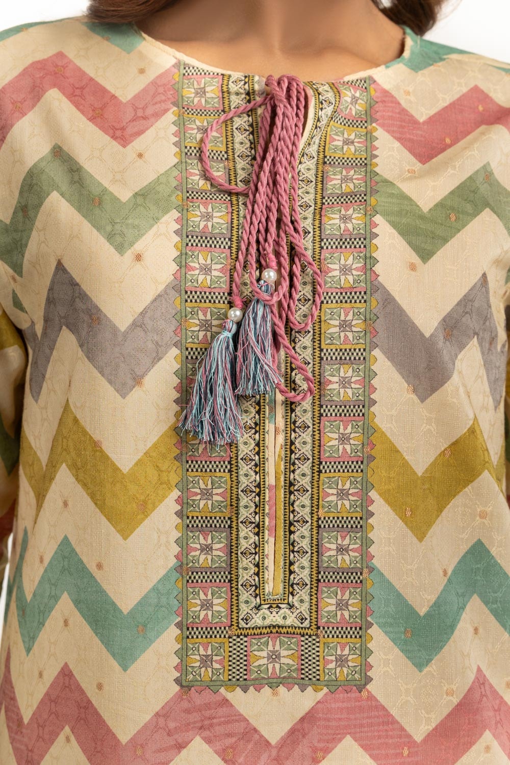 Jacquard Printed Shirt And Trouser