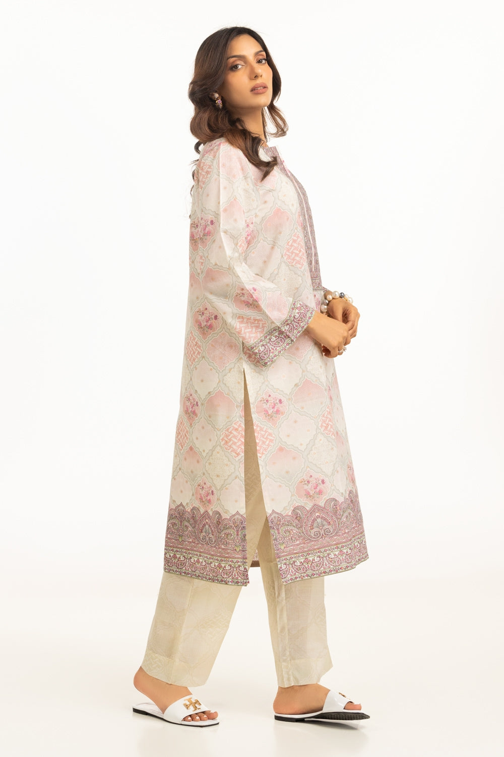 Jacquard Printed Shirt And Trouser