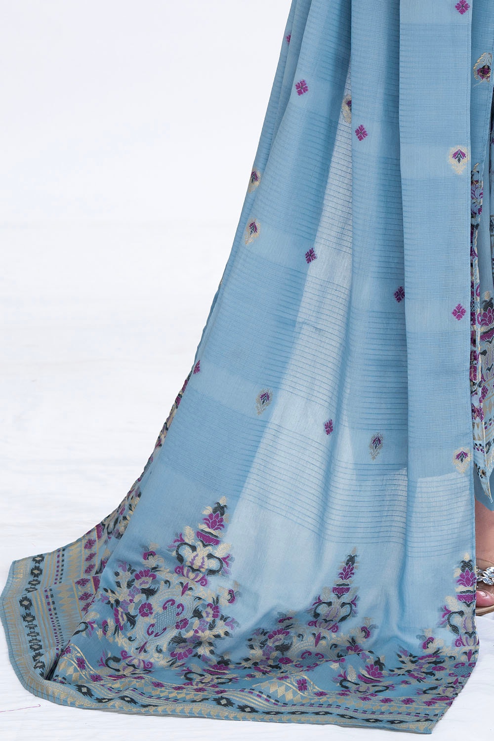 3 Piece Unstitched Jacquard Suit