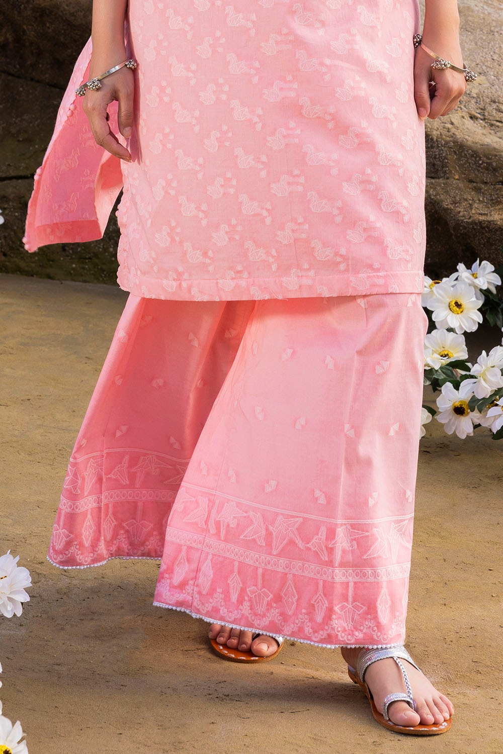 2 Piece Unstitched Jacquard Suit