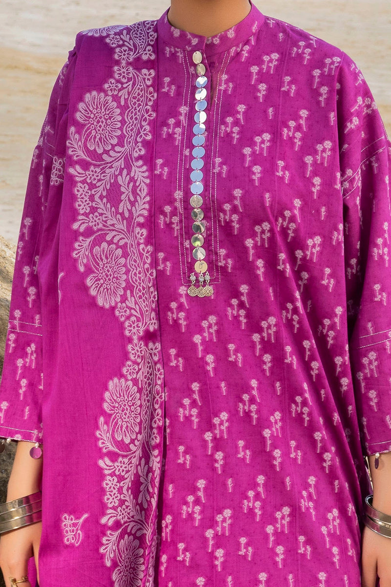 3 Piece Unstitched Jacquard Suit