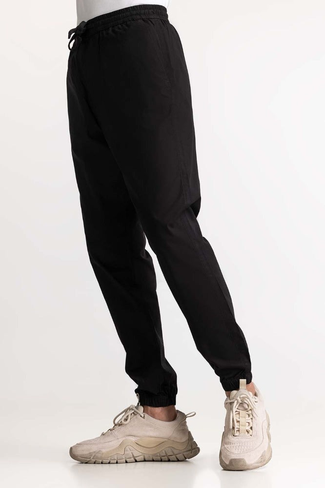 Jet Black Basic Trouser Mntrcss24006