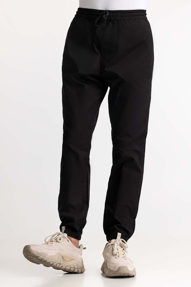 Jet Black Basic Trouser Mntrcss24006