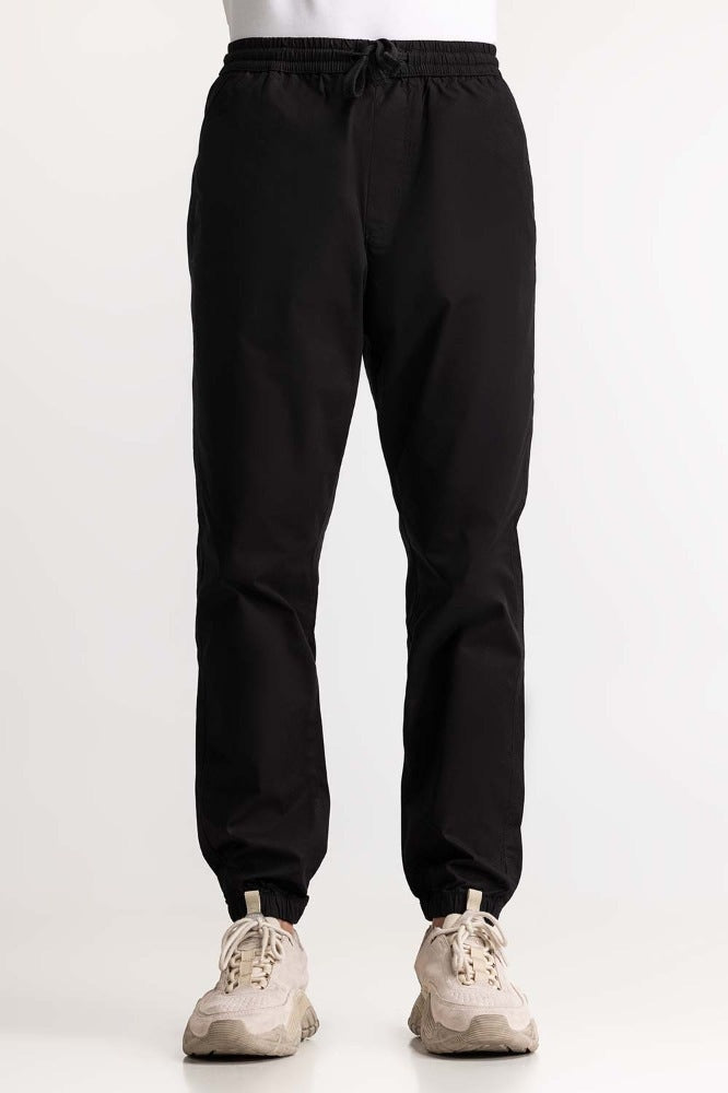 Jet Black Basic Trouser Mntrcss24006