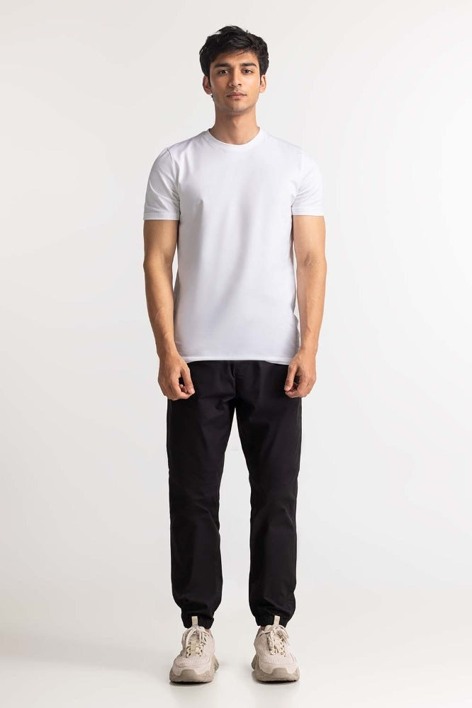Jet Black Basic Trouser Mntrcss24006