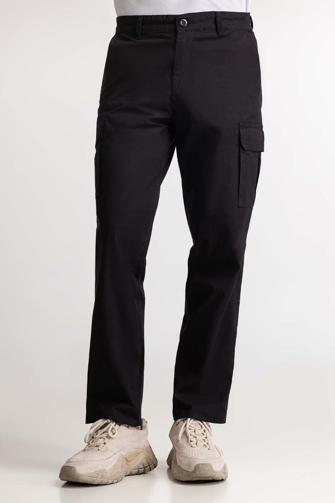 Jet Black Basic Trouser