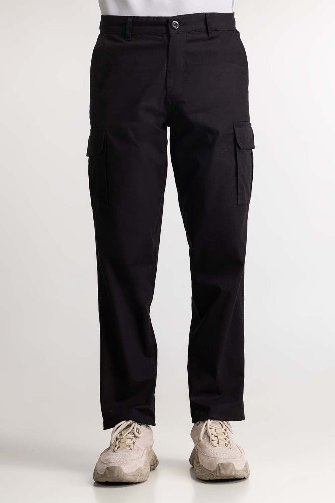 Jet Black Basic Trouser