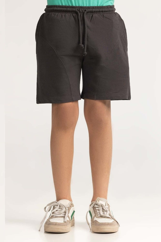 Junior Boy Anthracite Basic Short