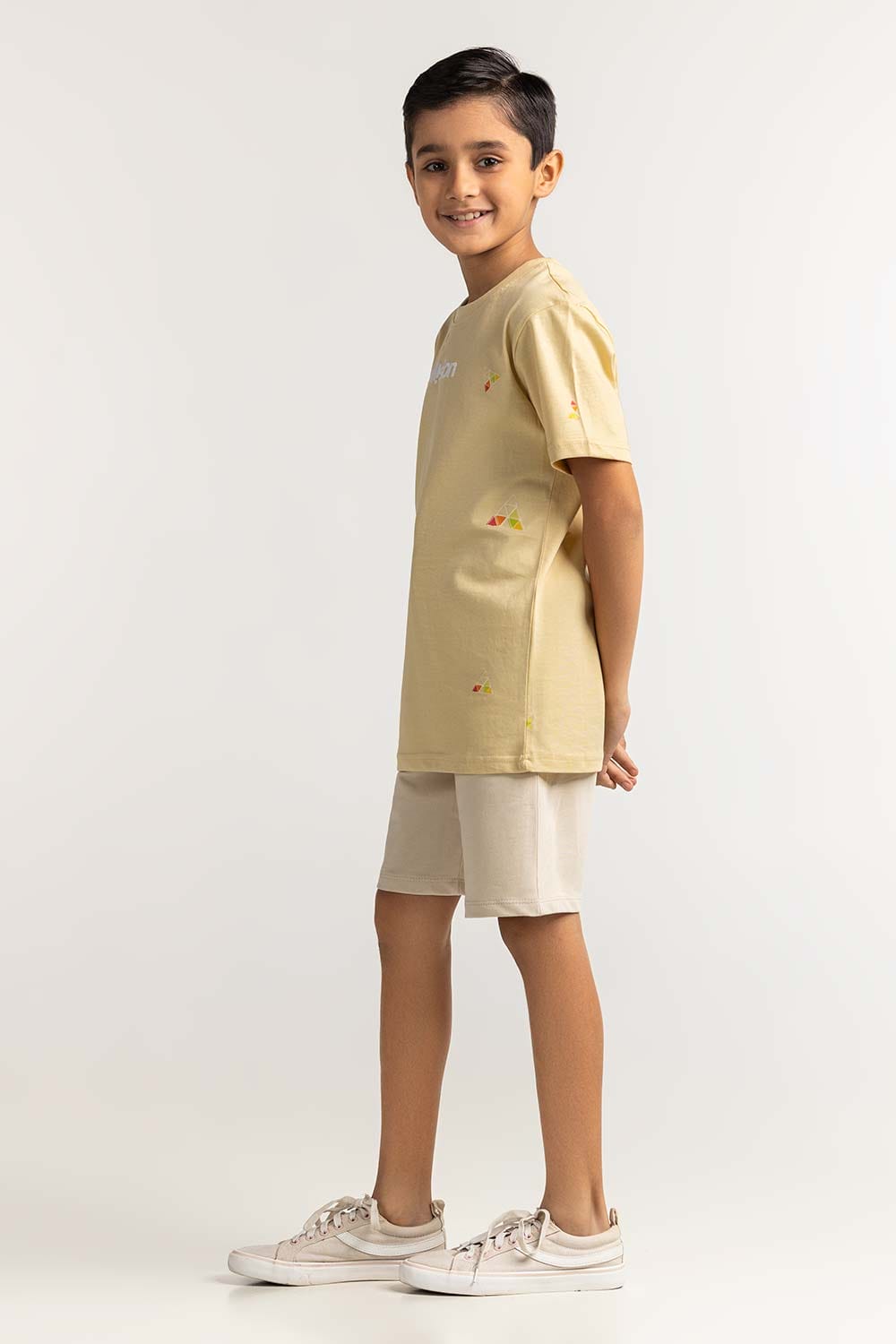 Junior Boy Sand Printed Tee