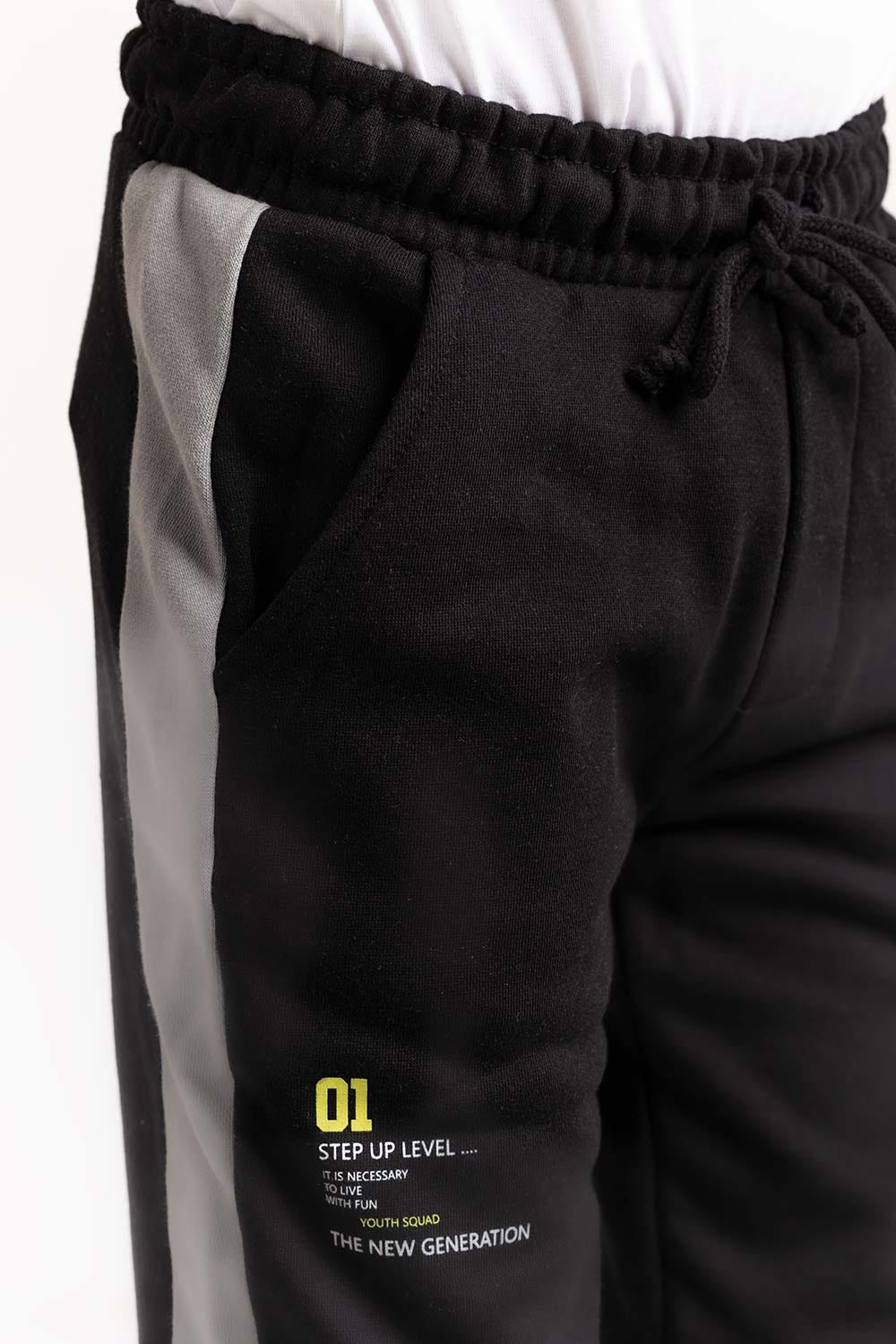 Junior Boy Black Trouser