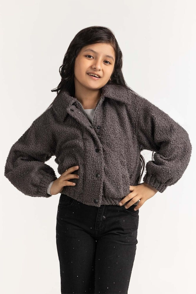 Junior Girl Charcoal Jacket
