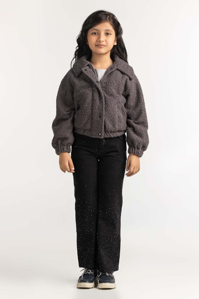 Junior Girl Charcoal Jacket