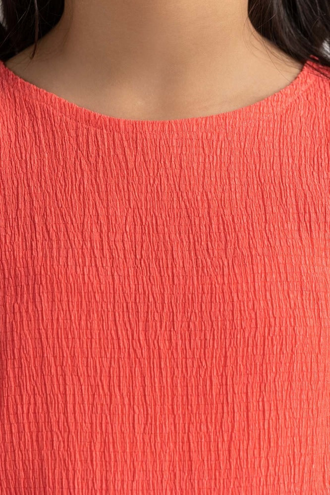 Junior Girl Coral Dress