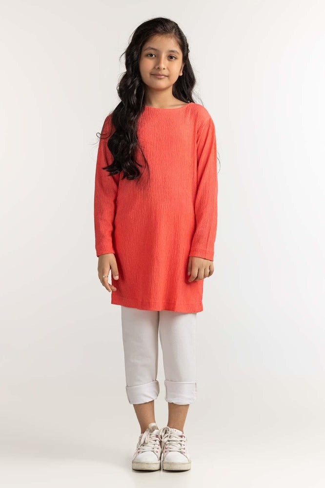 Junior Girl Coral Dress