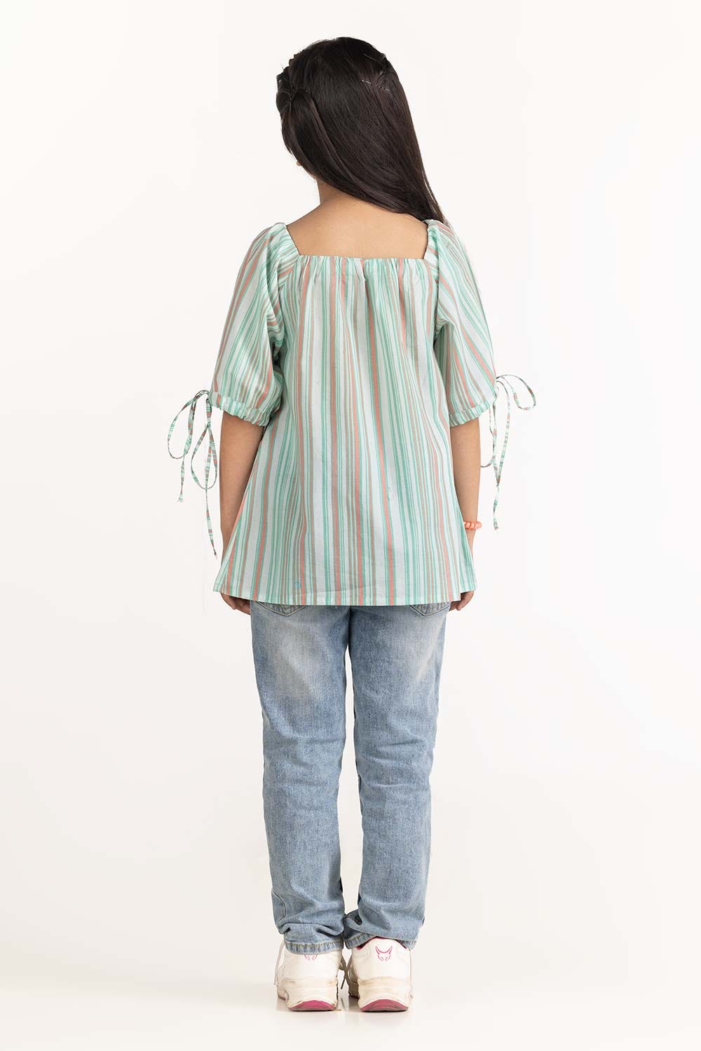 Junior Girl Green Blouse