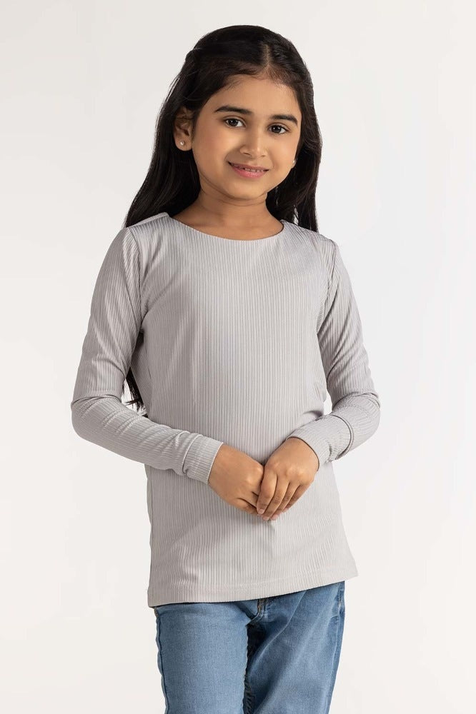 Junior Girl Grey Tee