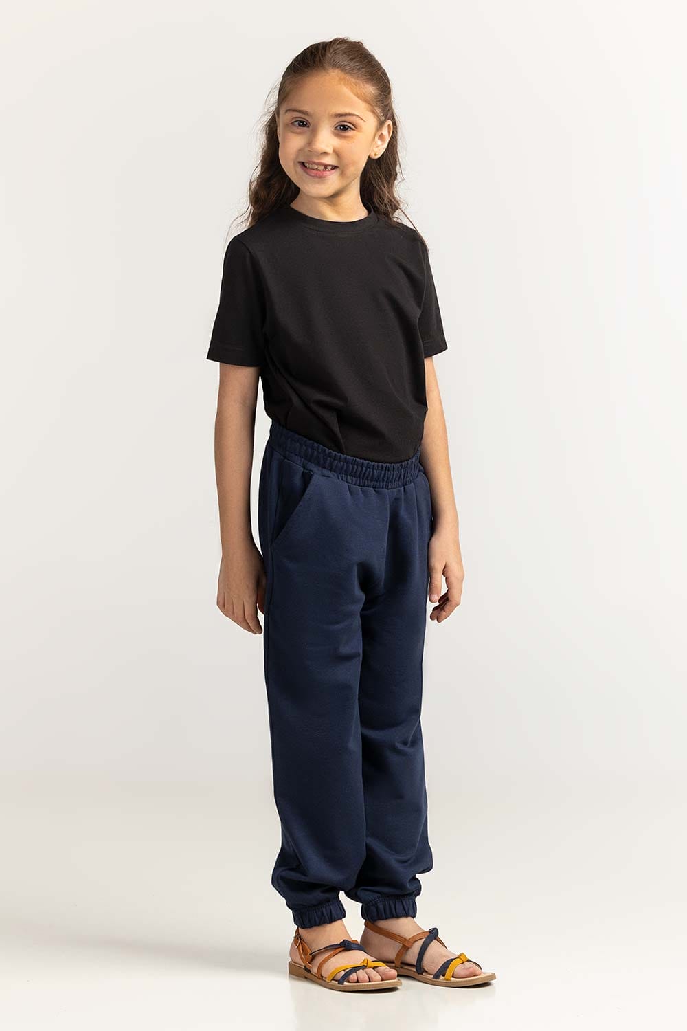 Junior Girl Navy Blue Basic Trouser