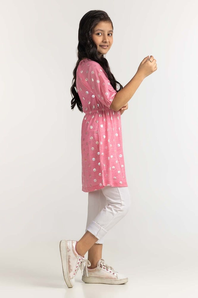 Junior Girl Pink Dress
