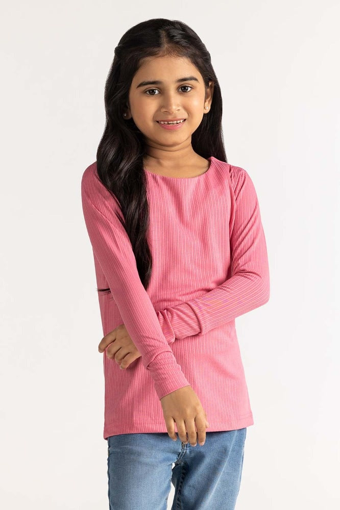 Junior Girl Pink Tee