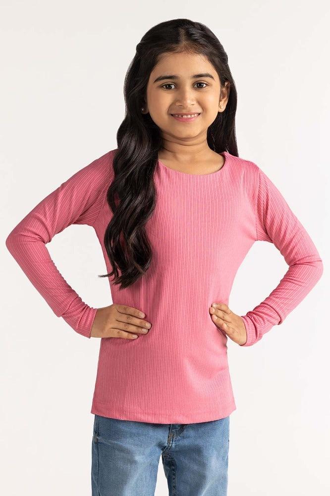 Junior Girl Pink Tee