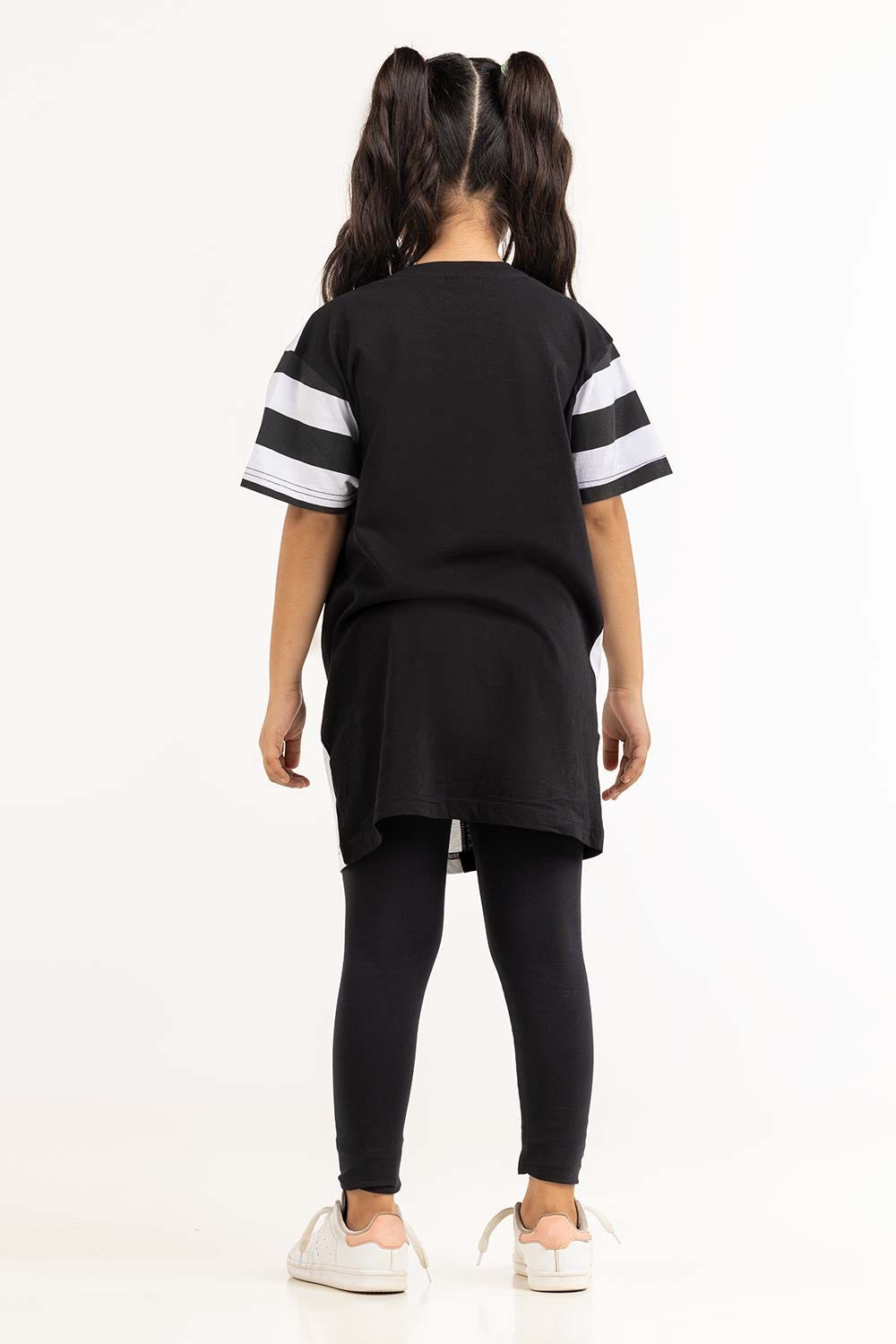 Junior Girl White And Black