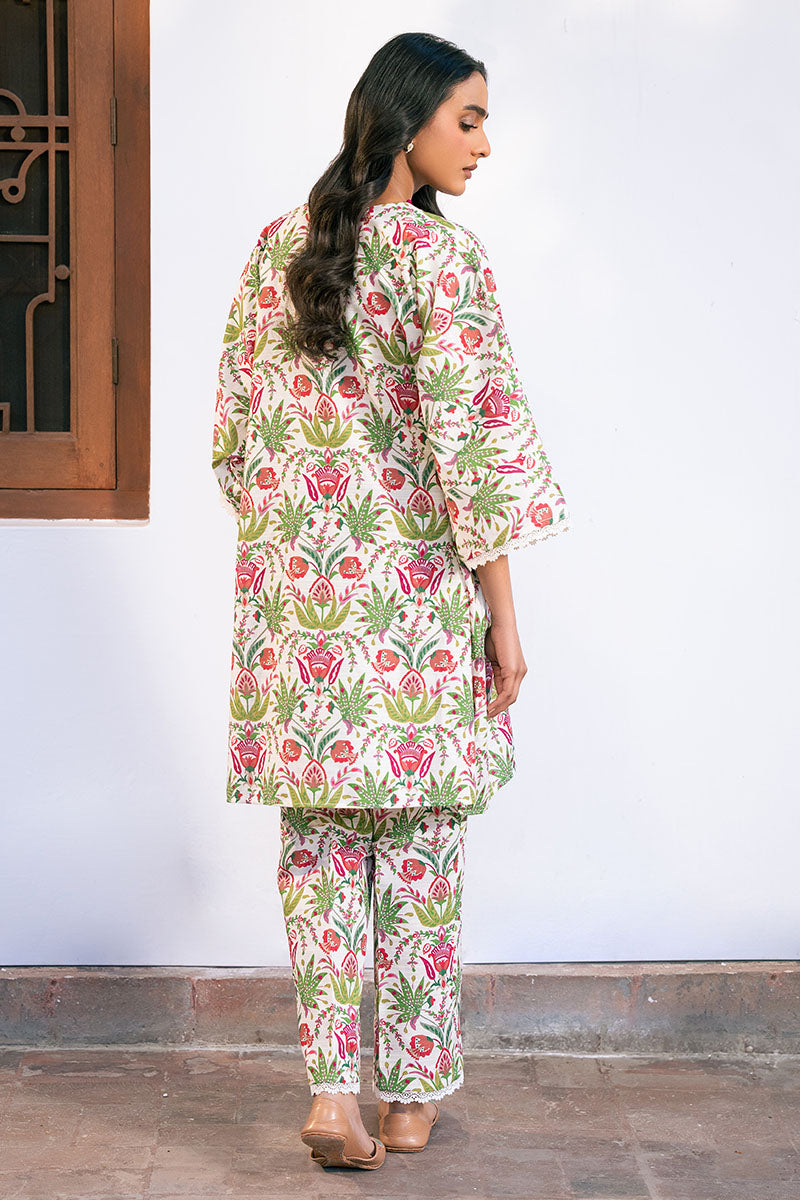 IVORY TALE-2 PIECE PRINTED KHADDAR SUIT
