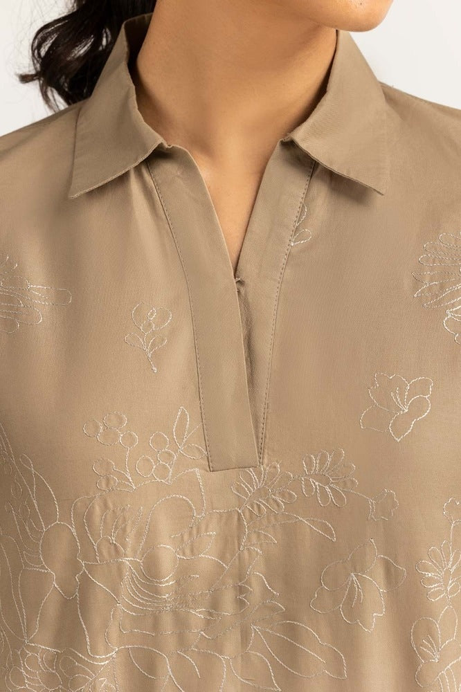 Khaki Basic Blouse