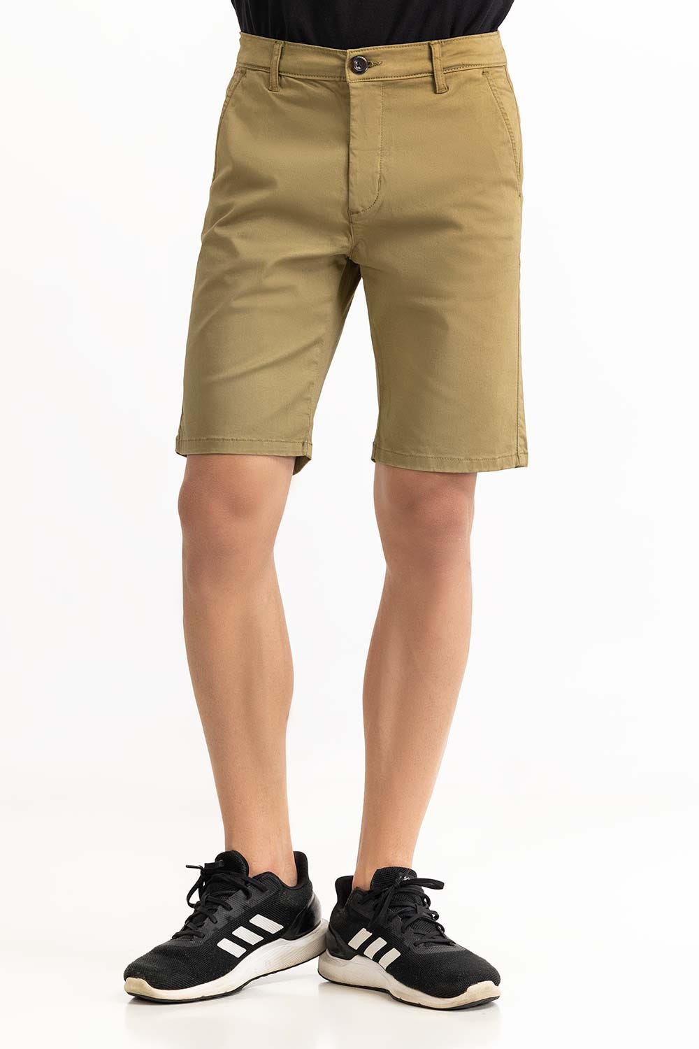 Khaki Basic Short