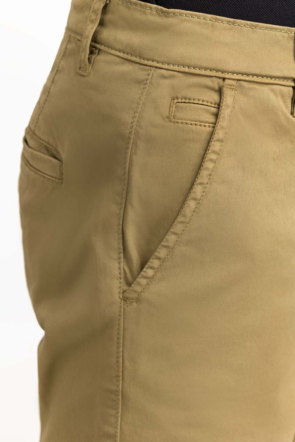 Khaki Basic Short